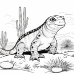 Gila Monster Coloring Pages for Excitement 4