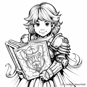 God's Protection: Armor of God Coloring Pages 1