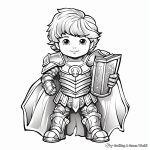 God's Protection: Armor of God Coloring Pages 4