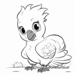 Goffin's Cockatoo Coloring Pages for Beginners 3