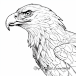 Golden Eagle Side-Profile Coloring Pages 1