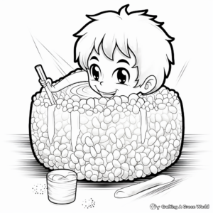 Golden Puffed Rice Cereal Coloring Pages 3