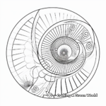 Golden Ratio: Sacred Geometry Coloring Pages 3