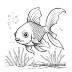 Goldfish Breeds: Different Types of Goldfish Coloring Pages 2