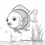 Gorgeous Bluegill Sunfish Coloring Pages 3