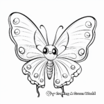 Gorgeous Butterfly Coloring Pages 2