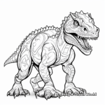 Gothic Giganotosaurus Coloring Pages 2