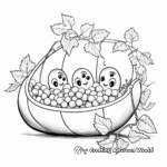 Gourmet Peas in a Pod Coloring Pages 3