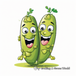 Gourmet Peas in a Pod Coloring Pages 4