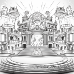Grand Opera Stage Coloring Pages 1