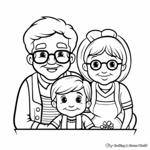 Grandparents Day Appreciation Coloring Pages 1