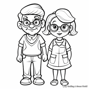 Grandparents Day Appreciation Coloring Pages 3