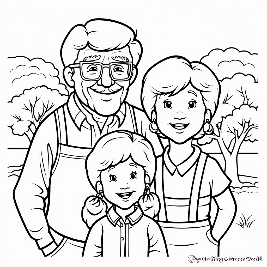 Grandparents Day Appreciation Coloring Pages 4