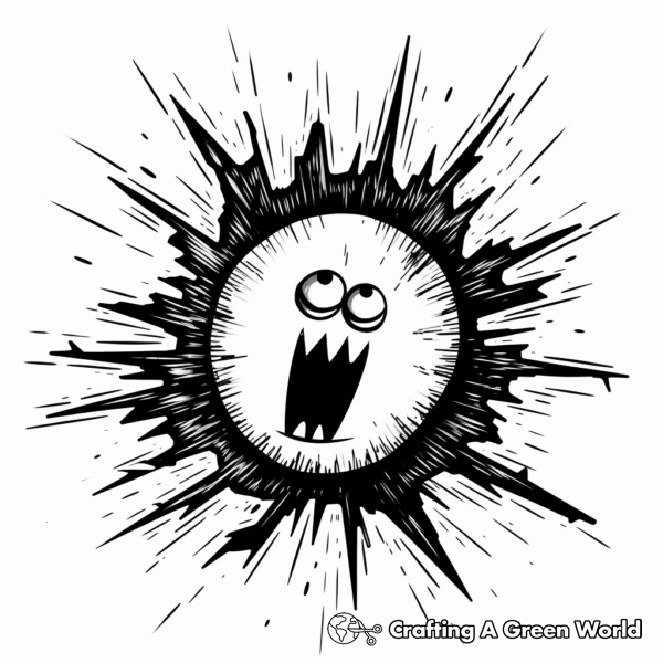 Black Hole Coloring Pages - Free &amp; Printable!