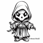 Grim Reaper Halloween Coloring Pages 2