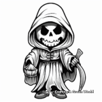 Grim Reaper Halloween Coloring Pages 3