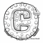 Groovy Bubble Letter Alphabet Coloring Pages 1