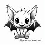 Growing Baby Bat Life Cycle Coloring Pages 2