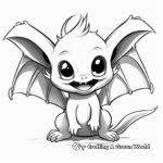 Growing Baby Bat Life Cycle Coloring Pages 4