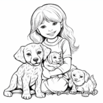 Guardian Angels of Animal Shelters Coloring Sheets 1