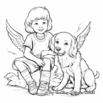 Guardian Angels of Animal Shelters Coloring Sheets 4