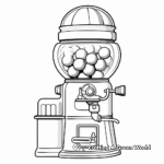 Gumball Machine Coloring Pages 1