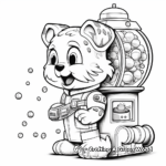 Gumball Machine Explosion Coloring Pages 3