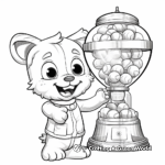 Gumball Machine Explosion Coloring Pages 4