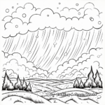 Hand-drawn Thunderstorm Skyscape Coloring Pages 4