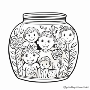 Hand Painted Ceramics Coloring Pages 1