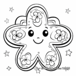 Handmade Gingerbread Cookie Coloring Pages 1