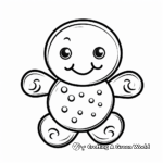 Handmade Gingerbread Cookie Coloring Pages 3