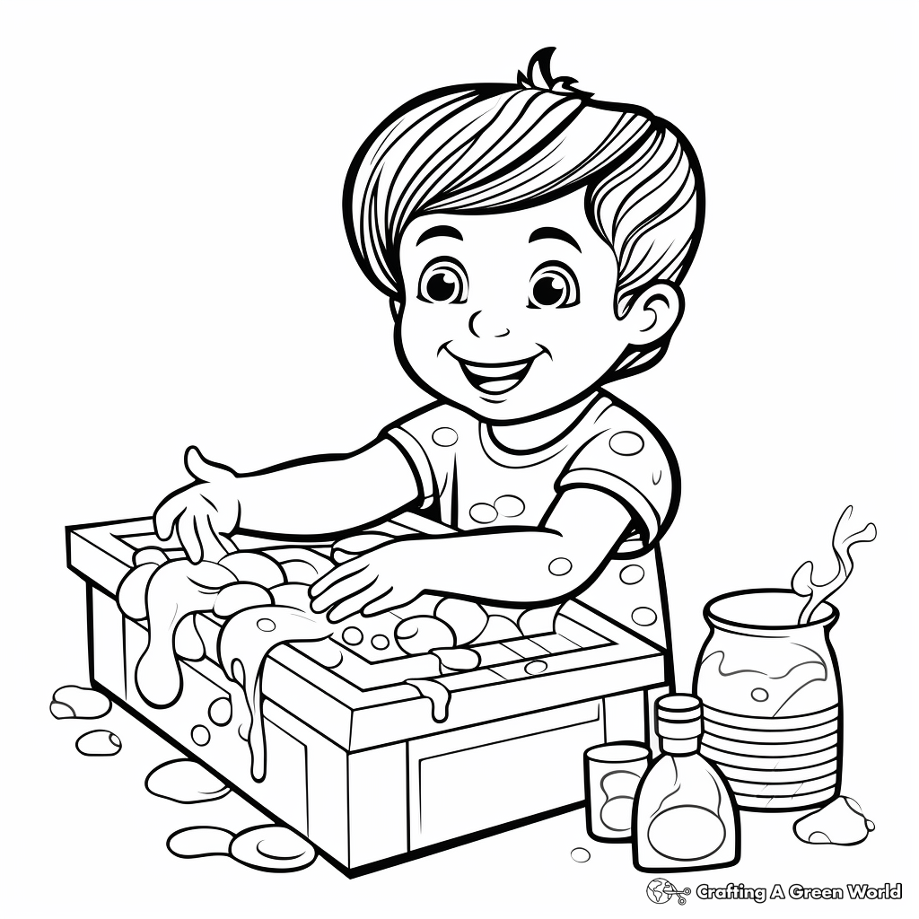 Handmade Soap Coloring Pages 1