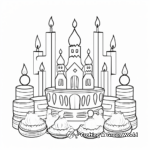 Hanukkah-Themed Coloring Pages 1