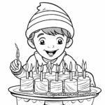 Hanukkah-Themed Coloring Pages 2
