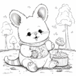 Happy Chinchilla Day Celebration Coloring Pages 3