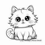 Hard Ragdoll Cat Coloring Pages 3
