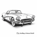 Harley Earl's Iconic Chevrolet Corvette Coloring Pages 3