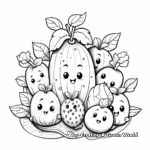 Harmonious 'Self-Control' Fruit of the Spirit Coloring Pages 2