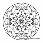 Harmony-Mandala Coloring Pages for Mental Health 3
