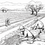 Harvest Season Pecan Coloring Pages 3