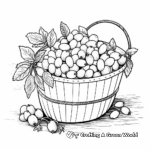 Harvested Pecans in a Basket Coloring Pages 3