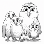 Hawk Family Life Cycle Coloring Pages 3