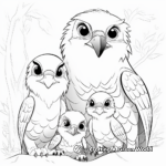 Hawk Family Life Cycle Coloring Pages 4