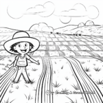 Hay Field Coloring Pages 2