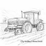 Hay Wagon Coloring Pages 1