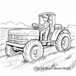 Hay Wagon Coloring Pages 4
