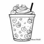 Healthy Green Smoothie Coloring Pages 3