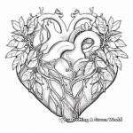 Heart Pattern Coloring Pages for Adults 1