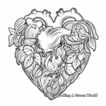 Heart Pattern Coloring Pages for Adults 3
